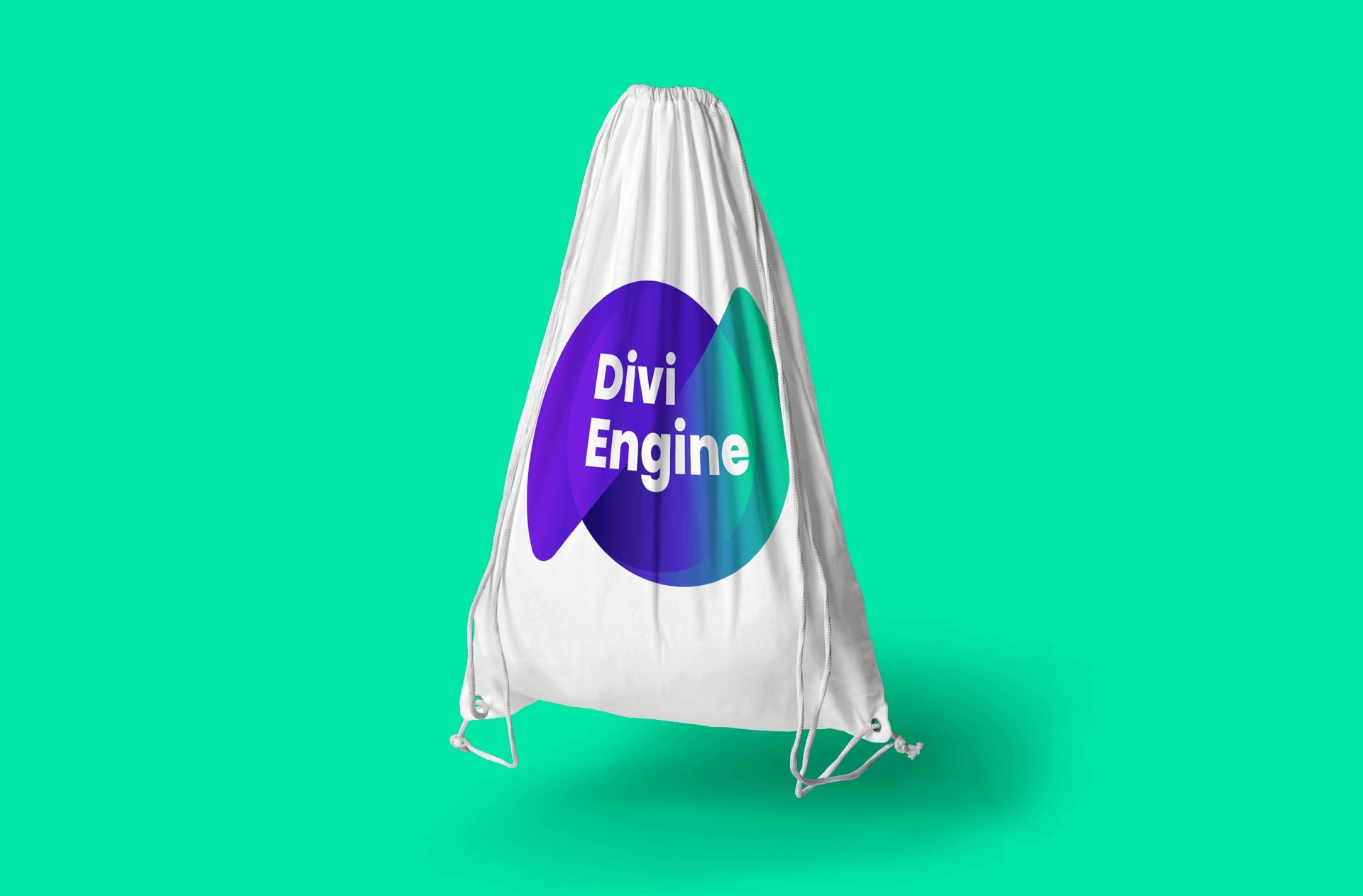 ⁦Divi Engine String Bag (Big Logo)⁩ - الصورة ⁦3⁩